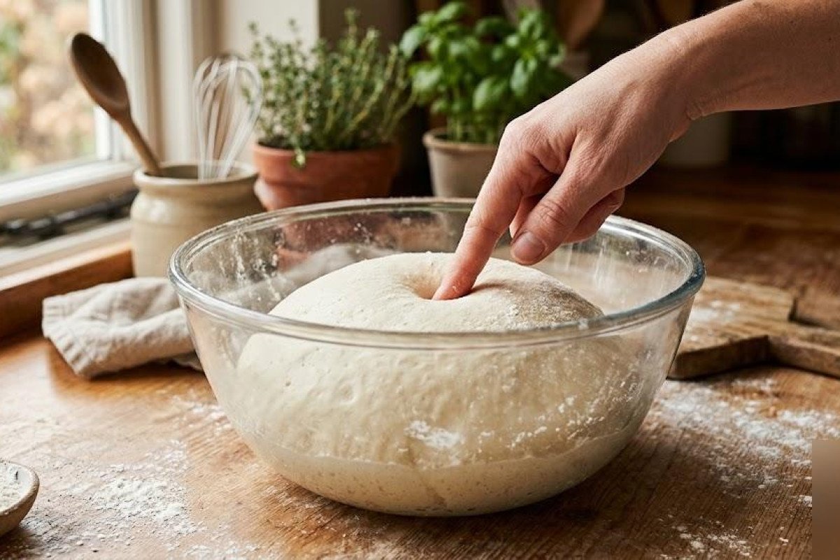 Kabaran hamura parmak batırılarak yapılan hazırlık testi