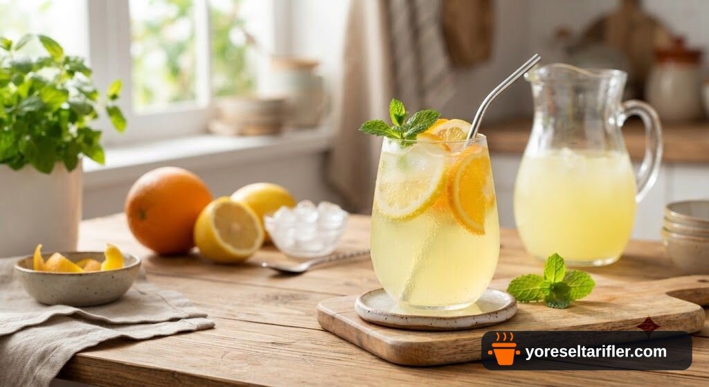 1 Portakal 2 Limondan Limonata Tarifi — Adım 7