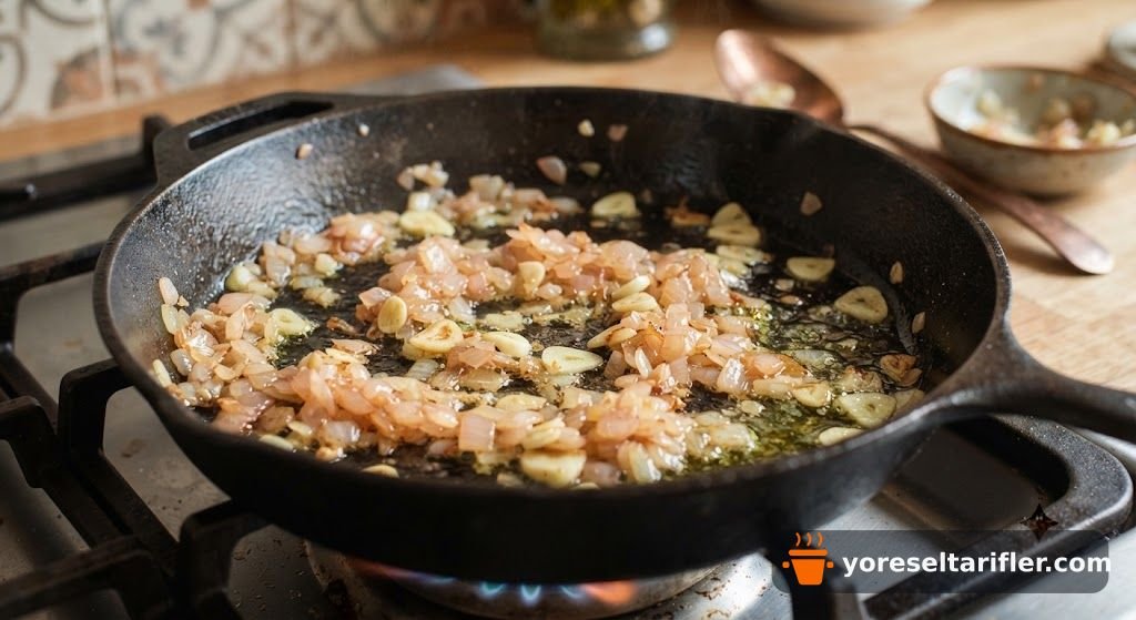 10 Dakikada Vegan Spagetti Tarifi — Adım 3