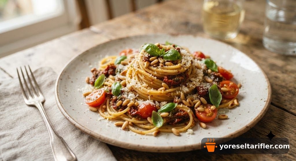 10 Dakikada Vegan Spagetti Tarifi — Adım 8