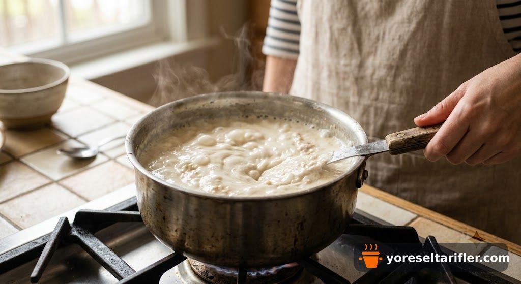 3 Renkli Türk Kahveli Puding Tarifi — Adım 1