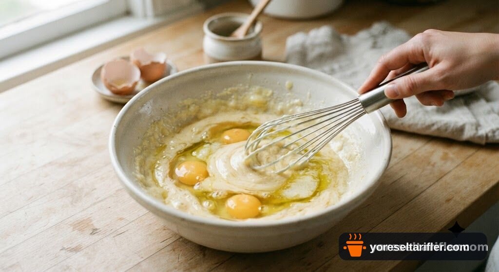 5 Dakika Poğaçası Tarifi — Adım 1