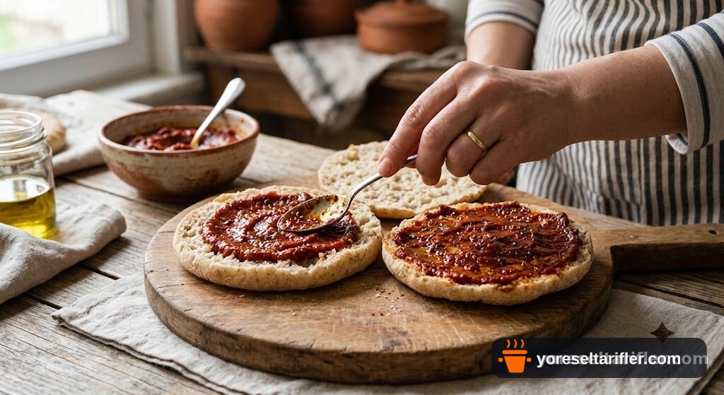 Açık Tost Tarifi — Adım 2