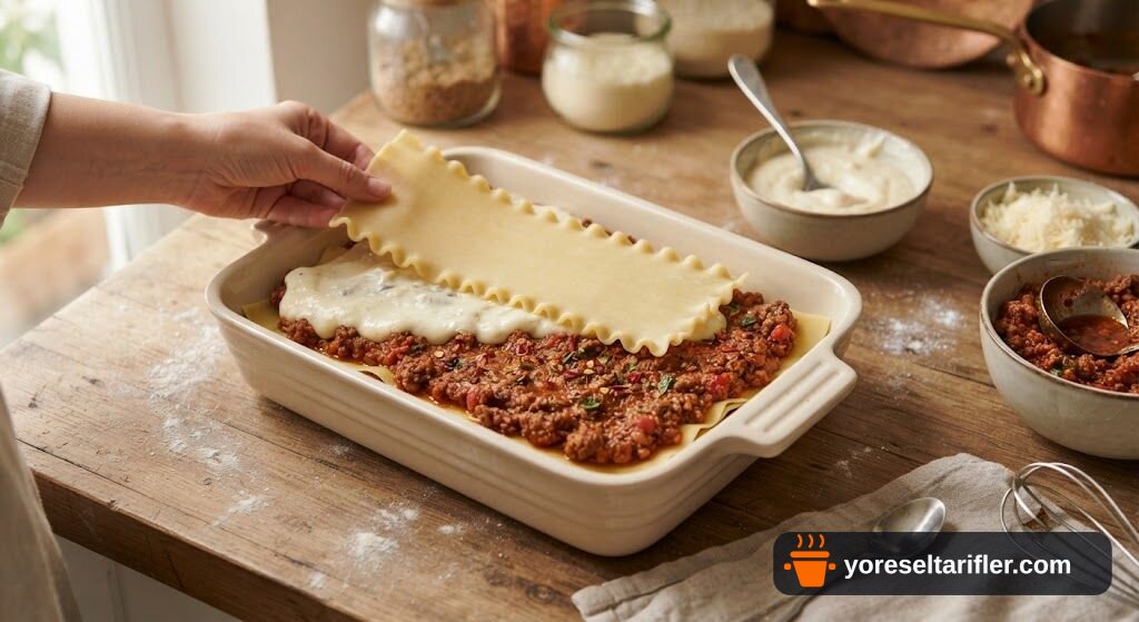 Acılı Kıymalı Lazanya Tarifi — Adım 4