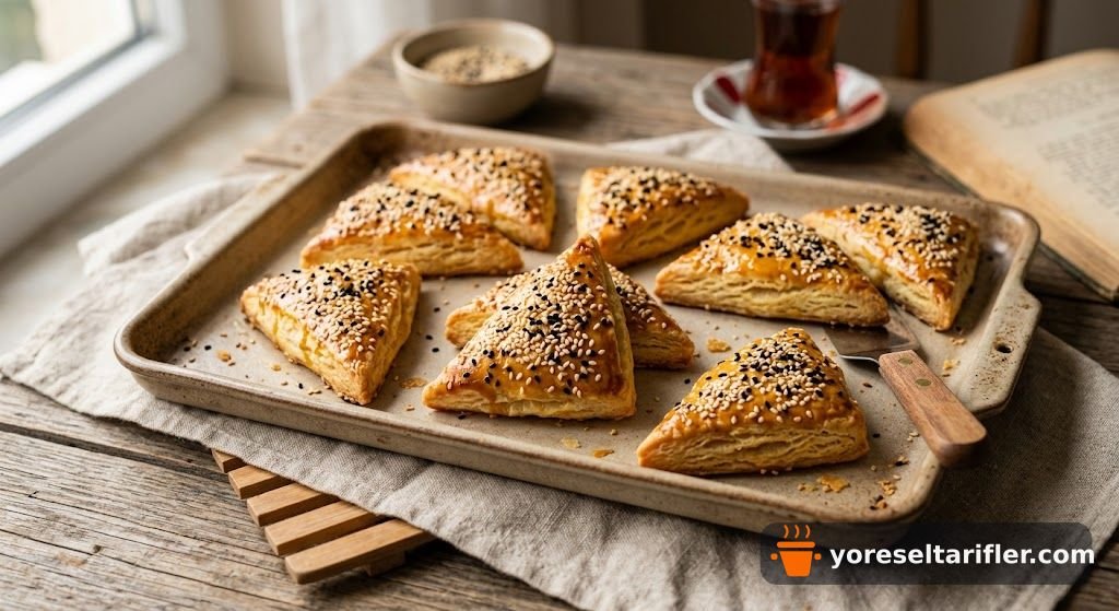 Ağızda Dağılan Tuzlu Üçgen Kurabiye Tarifi — Adım 5