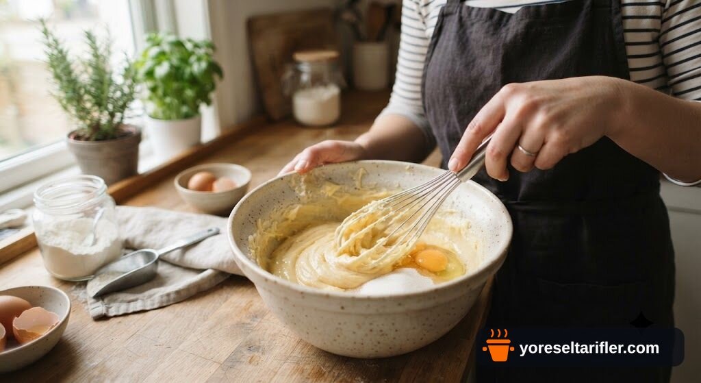 Ağızda Dağılan Yumuşak Poğaça Tarifi — Adım 1