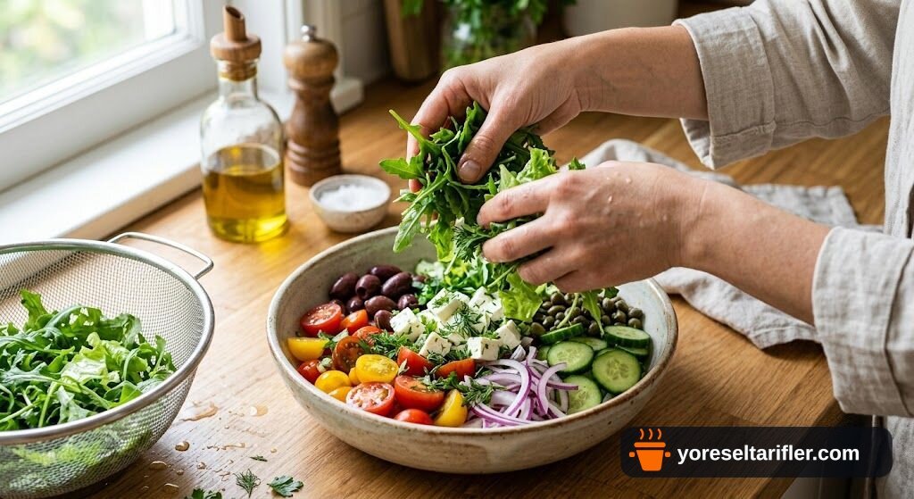 Akdeniz Salatası Tarifi — Adım 2