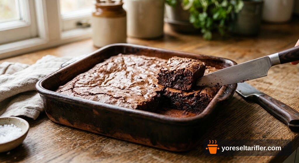 Akışkan Çikolatalı Brownie Tarifi — Adım 8