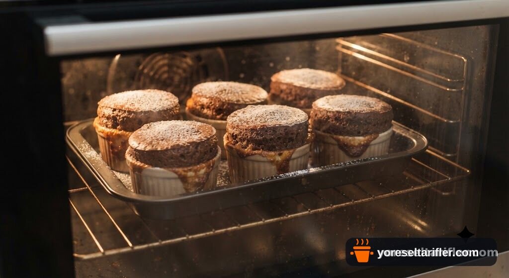 Akışkan Çikolatalı Sufle Tatlı Tarifi — Adım 5