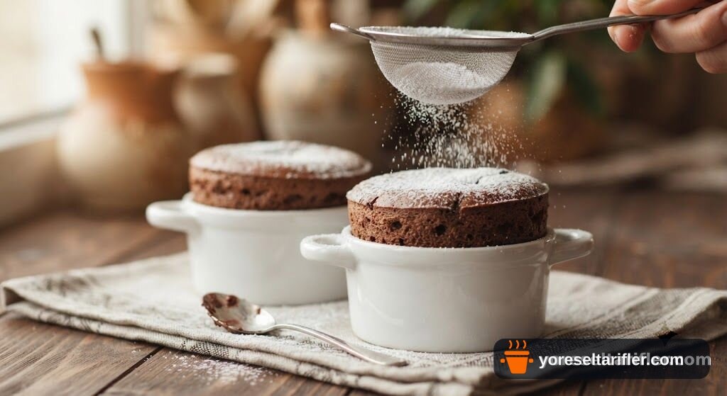 Akışkan Çikolatalı Sufle Tatlı Tarifi — Adım 6