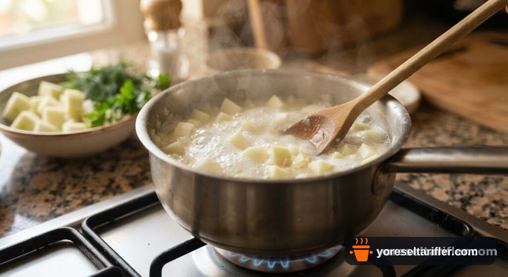 Alabaş (Kohlrabi) Çorbası Tarifi — Adım 4