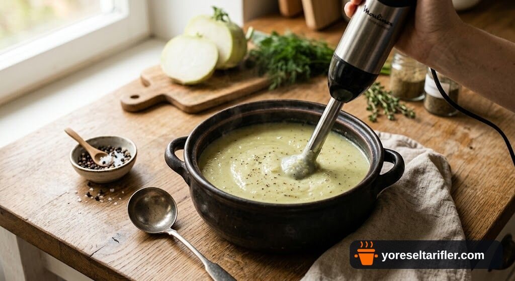 Alabaş (Kohlrabi) Çorbası Tarifi — Adım 5