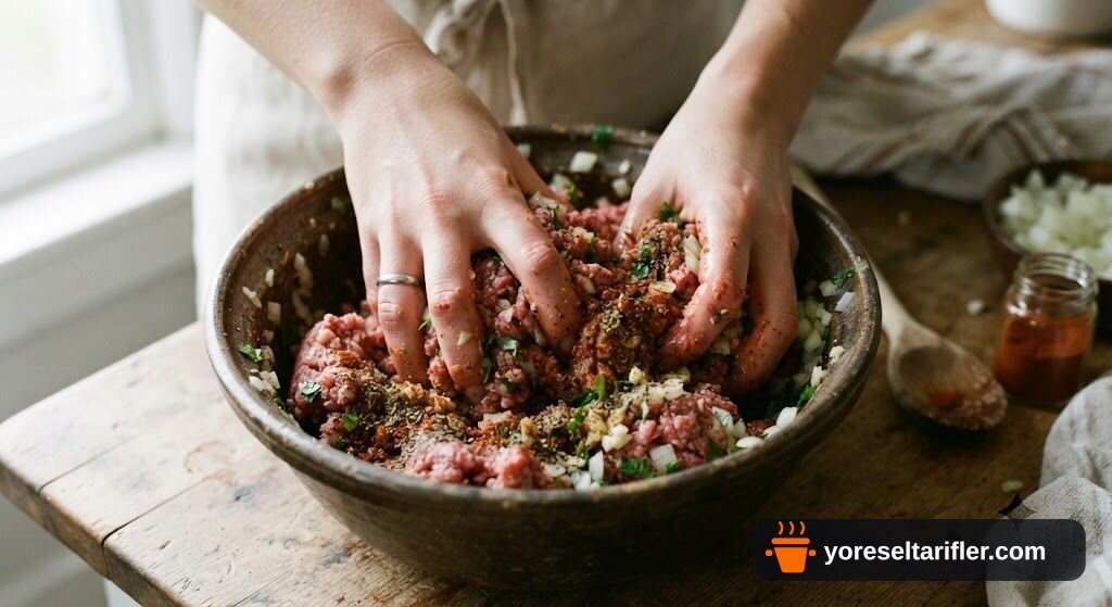 Anne Köftesi ve Patates Püresi Tarifi — Adım 1