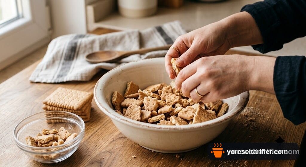 Anne Usulü Mozaik Pasta Tarifi — Adım 4