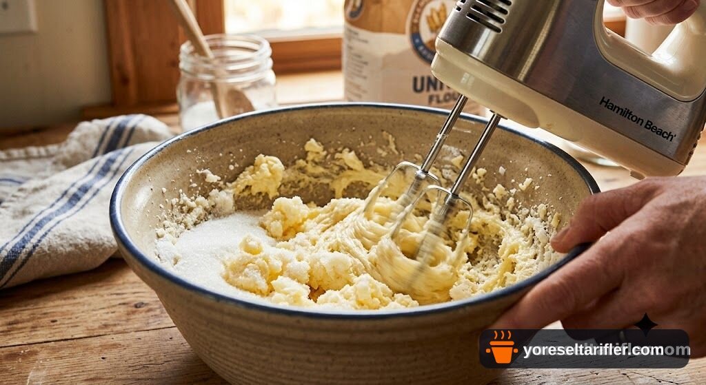 Antep Fıstıklı Turna Yemişli Biscotti Tarifi — Adım 1