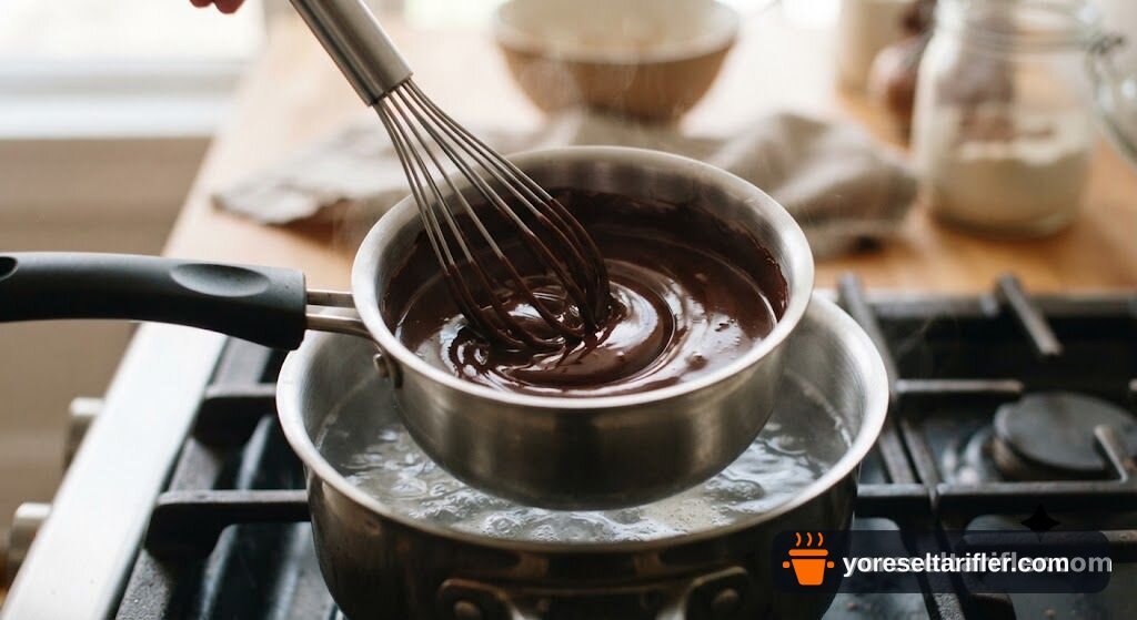 Antep Fıstıklı Yoğun Çikolatalı Brownie Tarifi — Adım 1