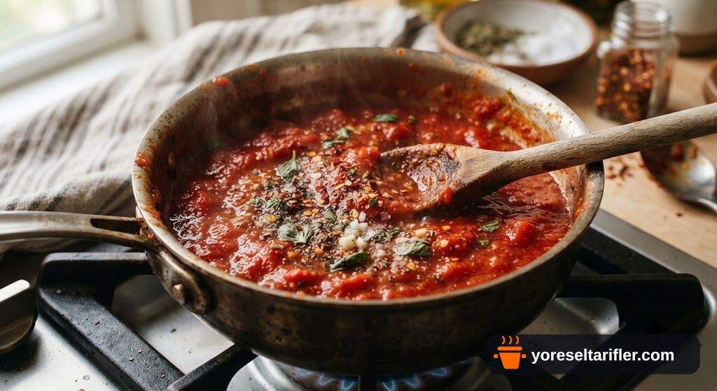 Arabiata Soslu Makarna Tarifi — Adım 7