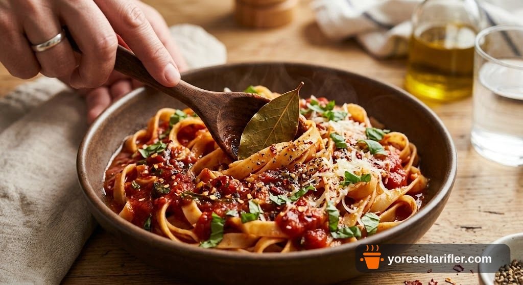 Arabiatta Soslu Fettuccine (Acılı İtalyan) — Adım 10