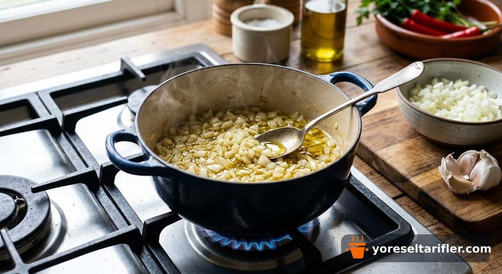 Arabiatta Soslu Fettuccine (Acılı İtalyan) — Adım 2
