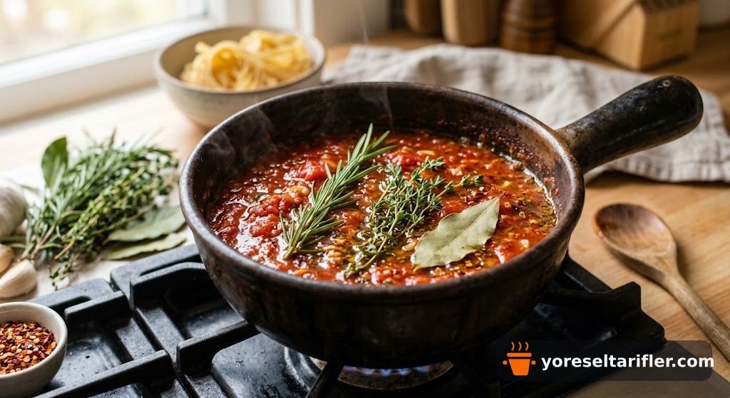 Arabiatta Soslu Fettuccine (Acılı İtalyan) — Adım 6
