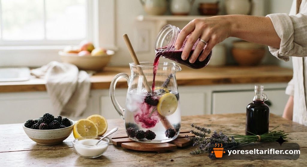 Aromatik Limonlu Lavanta İçeceği Tarifi — Adım 2