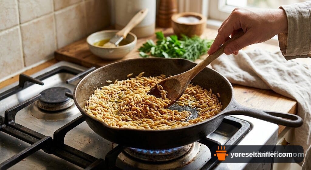 Arpa Şehriyeli Yaz Salatası Tarifi — Adım 1