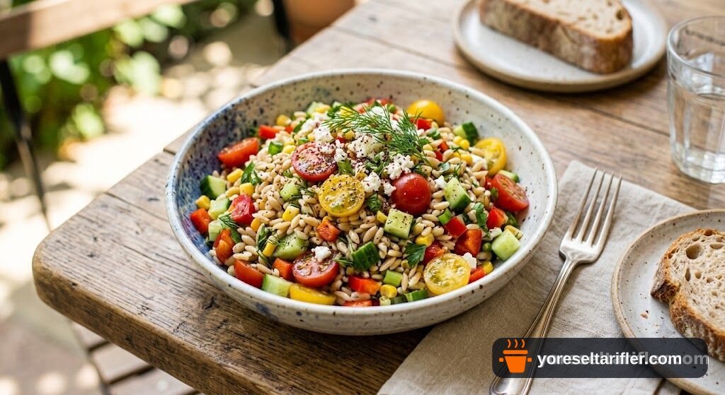 Arpa Şehriyeli Yaz Salatası Tarifi — Adım 4