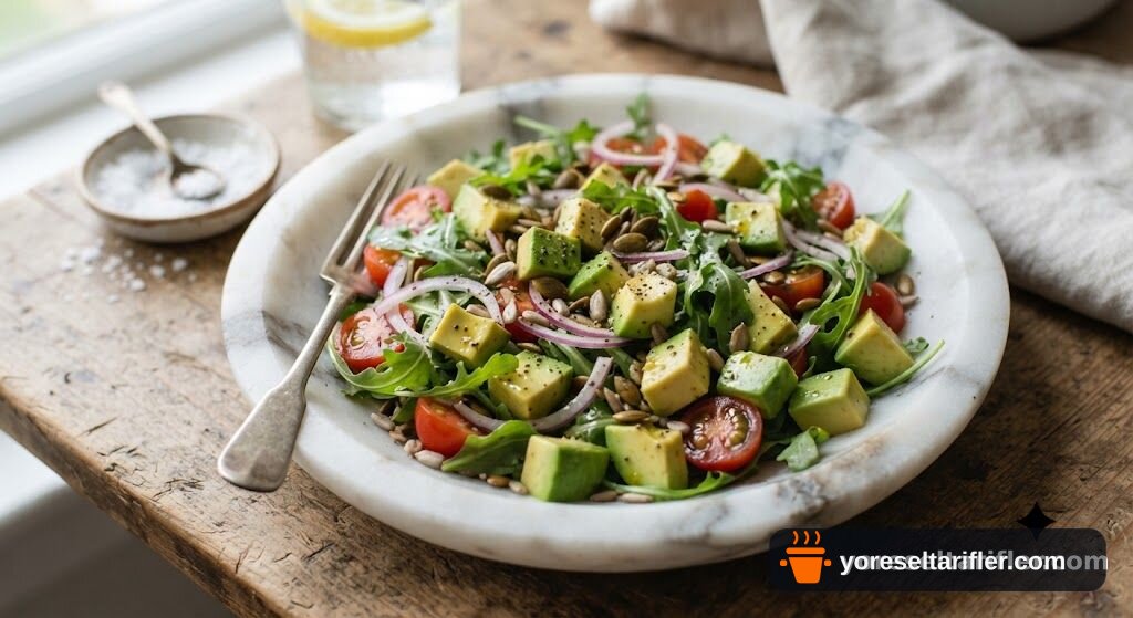 Avokado ve Roka Salatası Tarifi — Adım 5