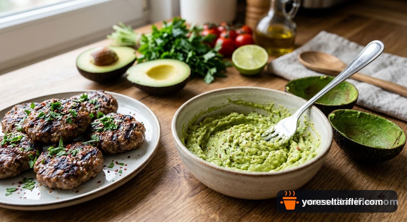 Avokado Yatağında Köfte Tarifi — Adım 5