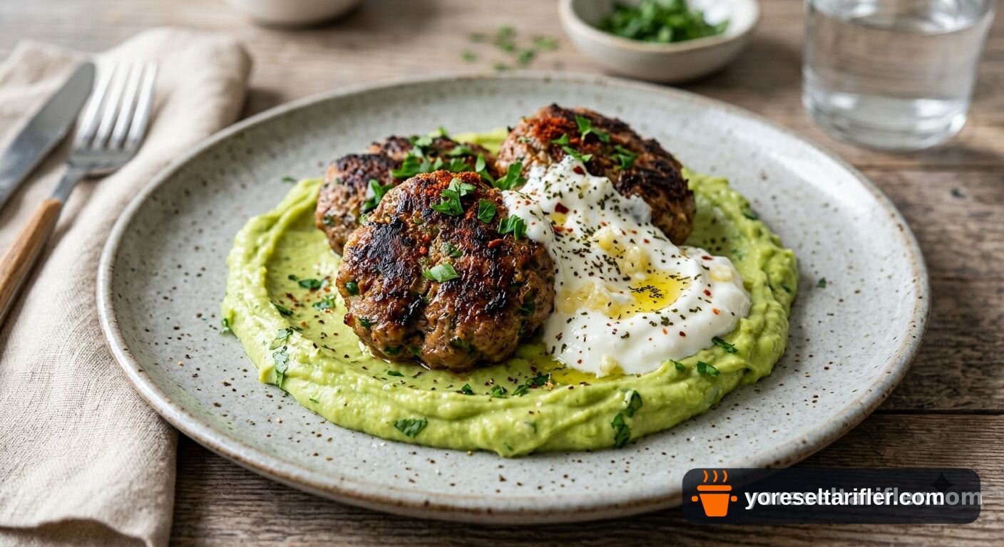 Avokado Yatağında Köfte Tarifi — Adım 6