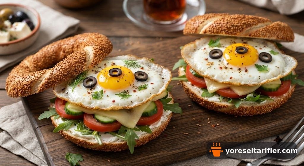Avokadolu Yumurtalı Simit Kombini Tarifi — Adım 7