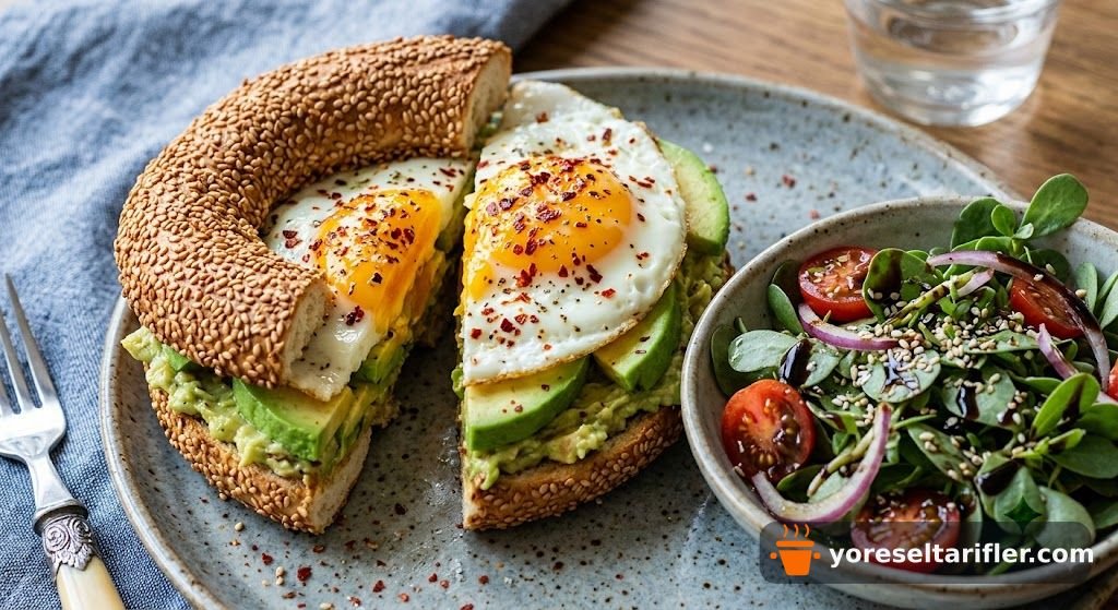 Avokadolu Yumurtalı Simit Kombini Tarifi — Adım 8