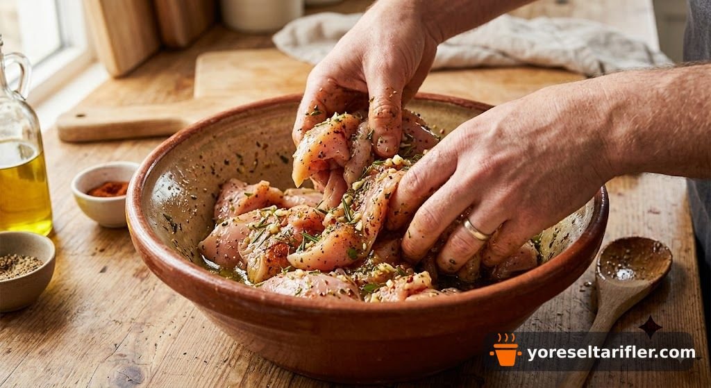 Badem Kaplı Çıtır Tavuk Tarifi — Adım 3