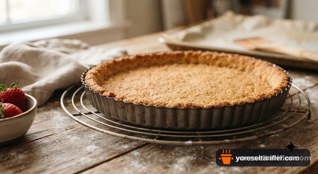 Badem Unu ile Çilekli Tart Tarifi — Adım 5