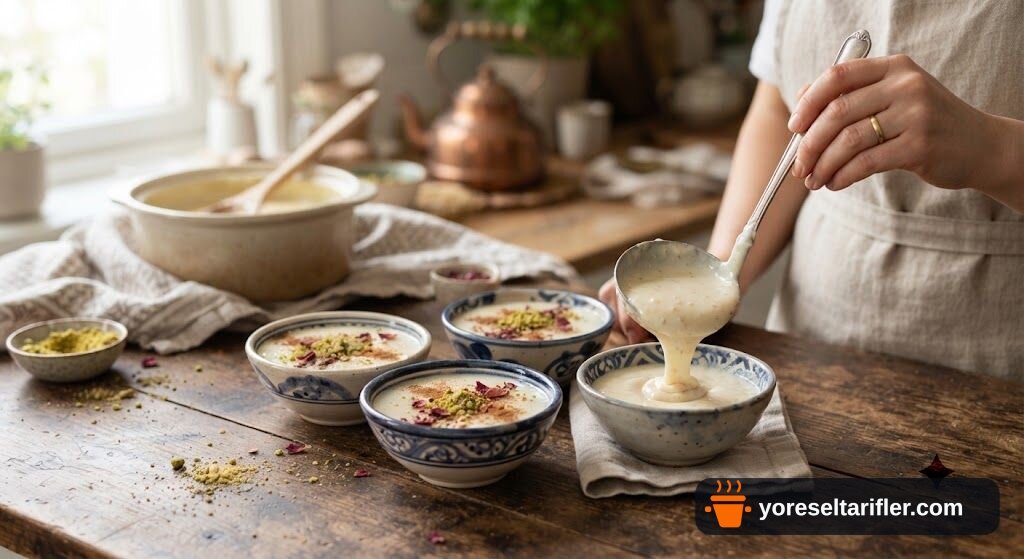 Bademli Karamelli Muhallebi Tarifi — Adım 5