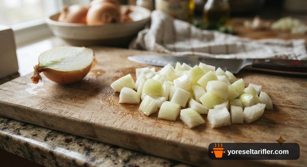 Baharatlı Sarı Mercimek Çorbası Tarifi — Adım 1