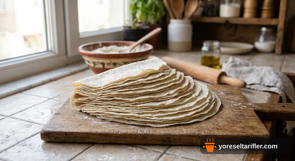 Baklavalık Yufkadan Çıtır Tava Böreği Tarifi — Adım 3