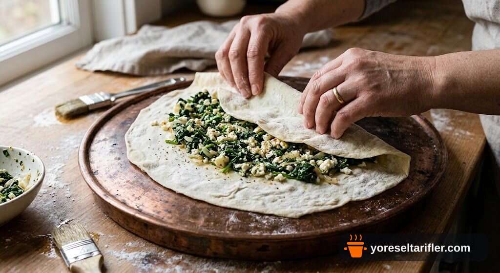 Baklavalık Yufkadan Çıtır Tava Böreği Tarifi — Adım 4