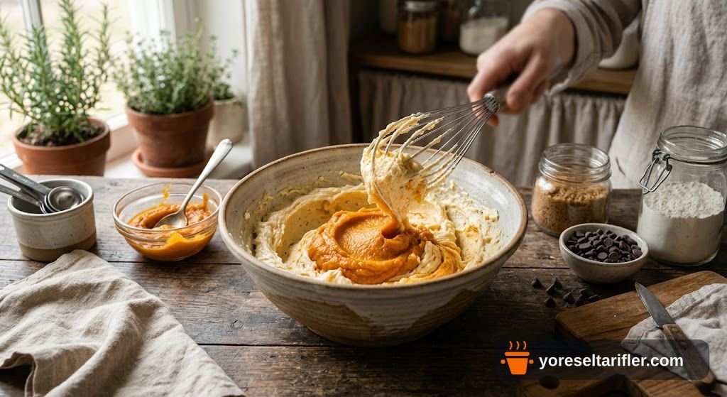 Bal Kabaklı Çikolatalı Kurabiye Tarifi — Adım 3