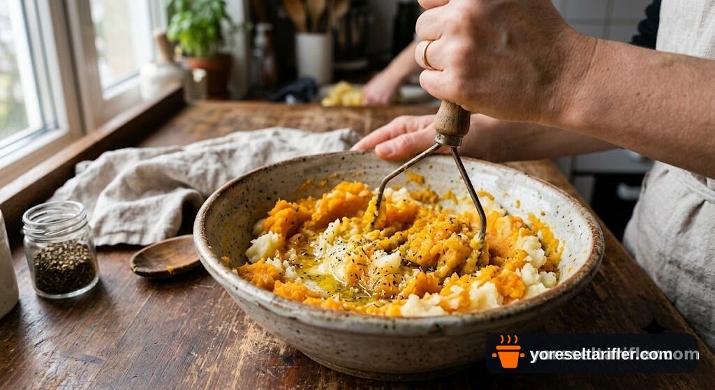 Bal Kabaklı Trompet Mantarlı Gnocchi Tarifi — Adım 1