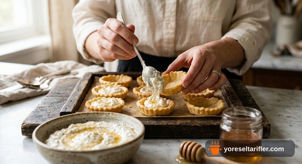 Bal ve Labneli Tam Buğdaylı Mini Tartolet Tarifi — Adım 8