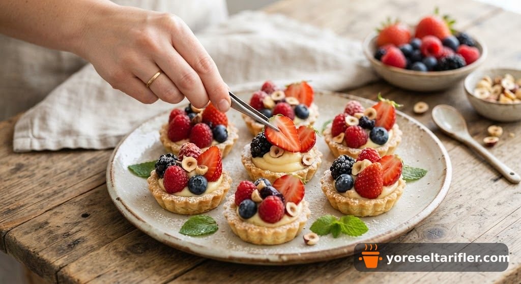 Bal ve Labneli Tam Buğdaylı Mini Tartolet Tarifi — Adım 9