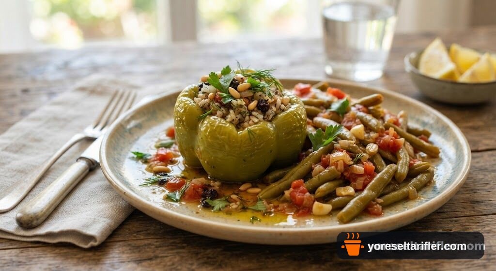 Barbunyalı Taze Fasulye Zeytinyağlı Tarifi — Adım 5