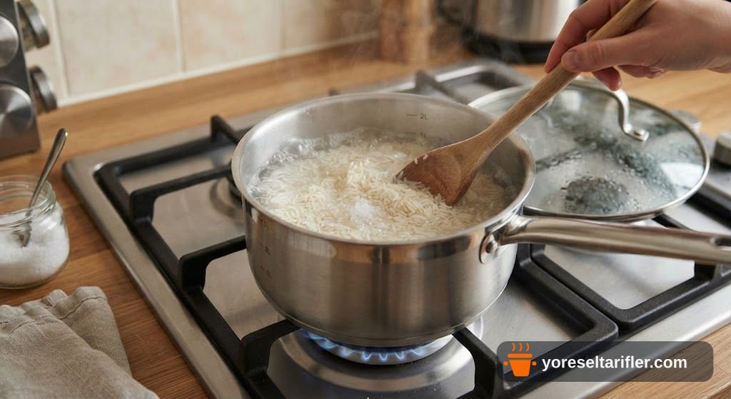 Basmati Pirinçli Hafif Salata Tarifi — Adım 1