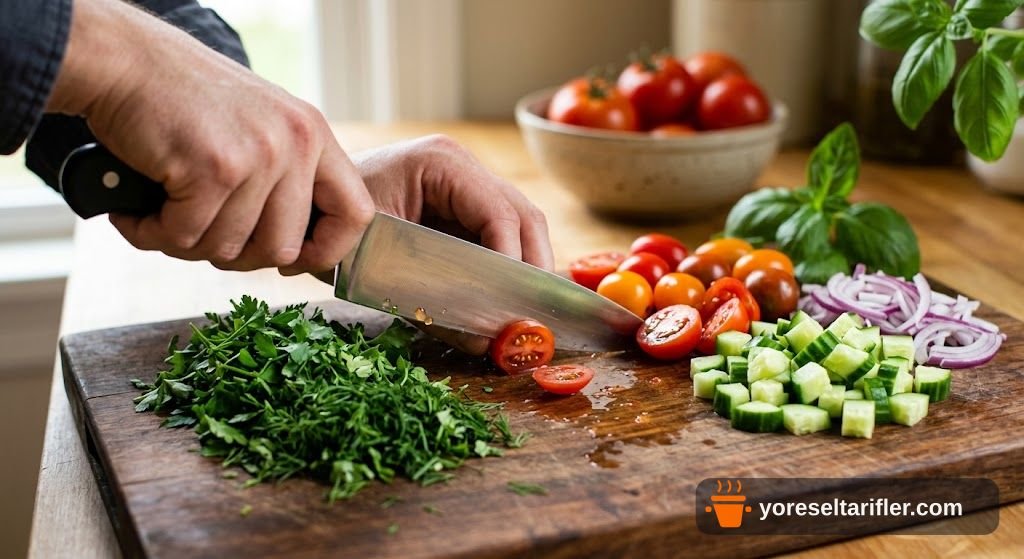 Basmati Pirinçli Hafif Salata Tarifi — Adım 3