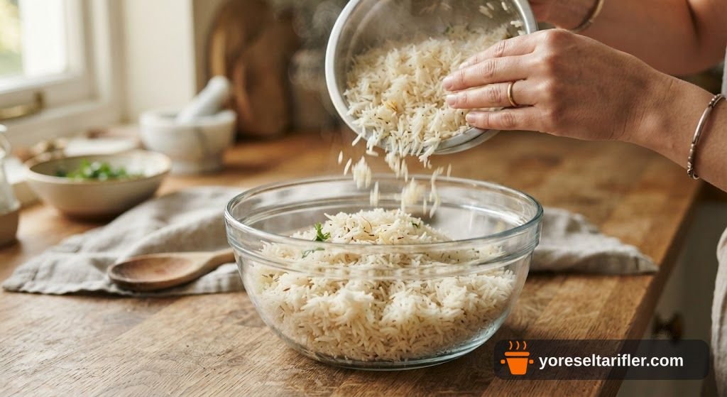 Basmati Pirinçli Hafif Salata Tarifi — Adım 4