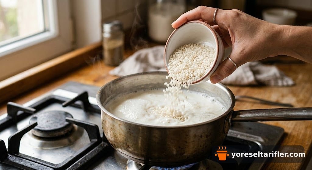Basmati Pirinçli Sütlaç Tarifi — Adım 1