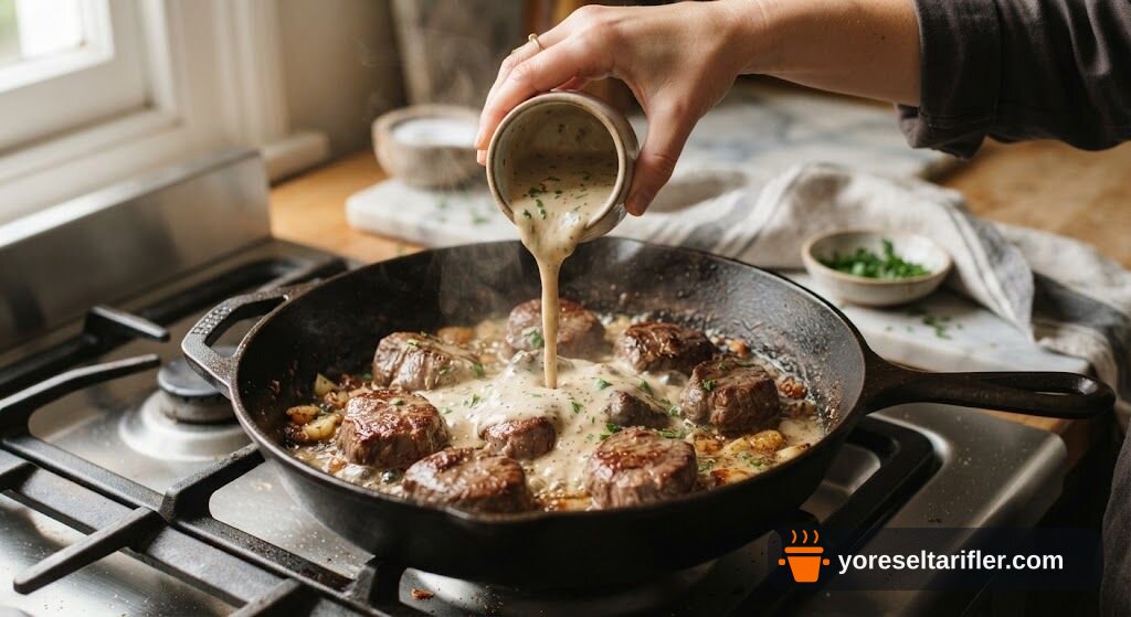 Beef Stroganoff Tarifi — Adım 11