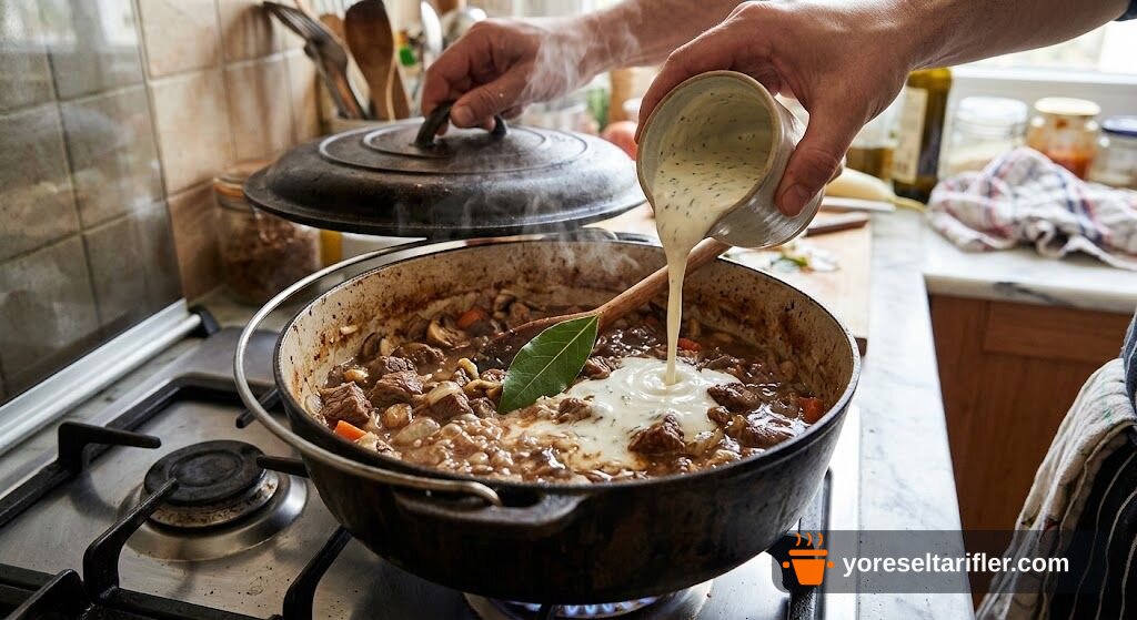 Beef Stroganoff Tarifi — Adım 7