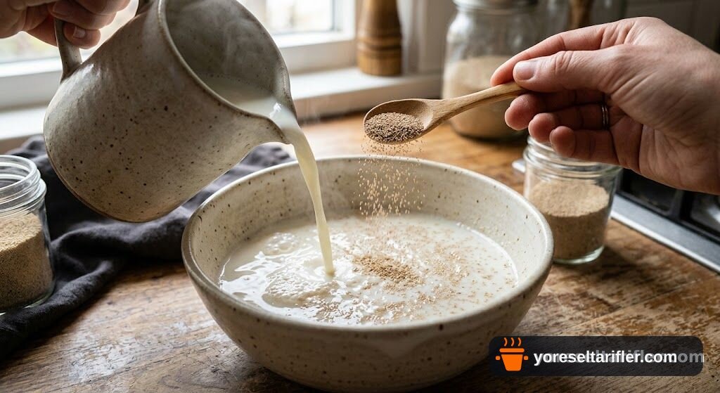 Biberli Poğaça Tarifi (Ev Yapımı Hamur İşi) — Adım 1
